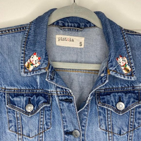 Pistola Denim Jacket size S - Picture 2 of 7